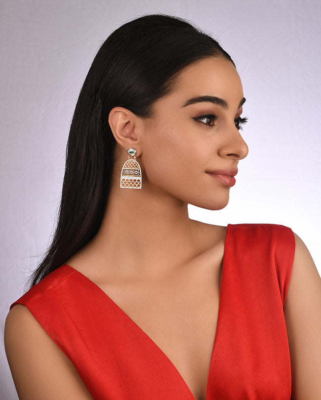 Pearl,Diamond and Emerald earrings