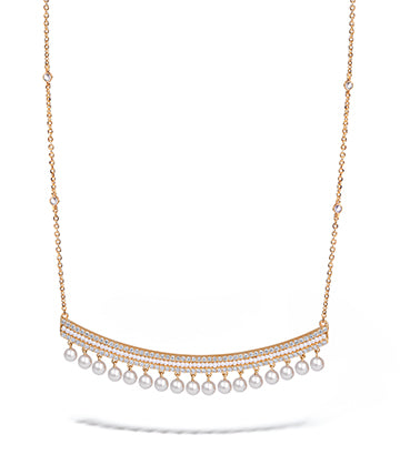 Pearl and Diamond necklace