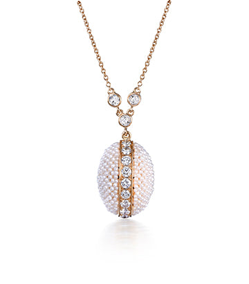 Pearl and Diamond necklace