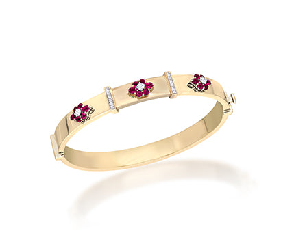 Diamond and Ruby bracelet