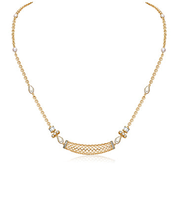 Pearl and Diamond necklace